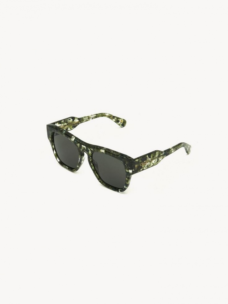Chloe Gayia Zonnebril Groen | CHE-SR14580