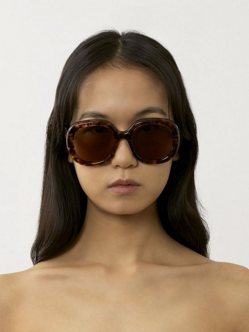Chloe Gayia Zonnebril Marble Havana | CHE-SR14578