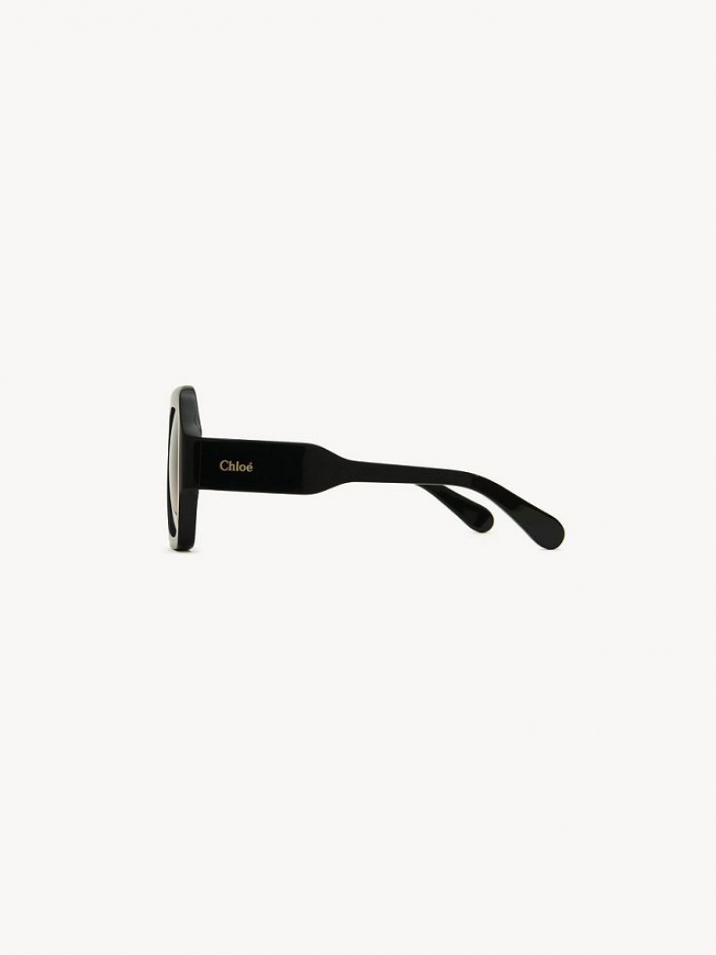 Chloe Gayia Zonnebril Zwart | CHE-SR14570