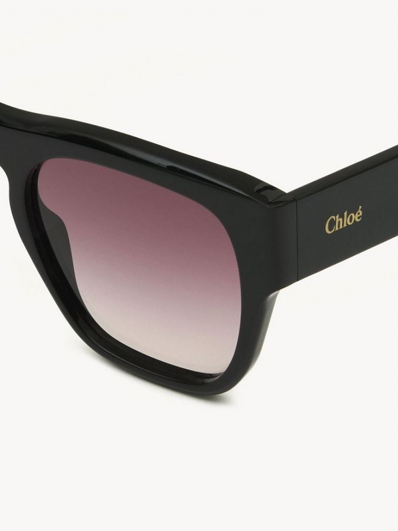 Chloe Gayia Zonnebril Zwart | CHE-SR14579