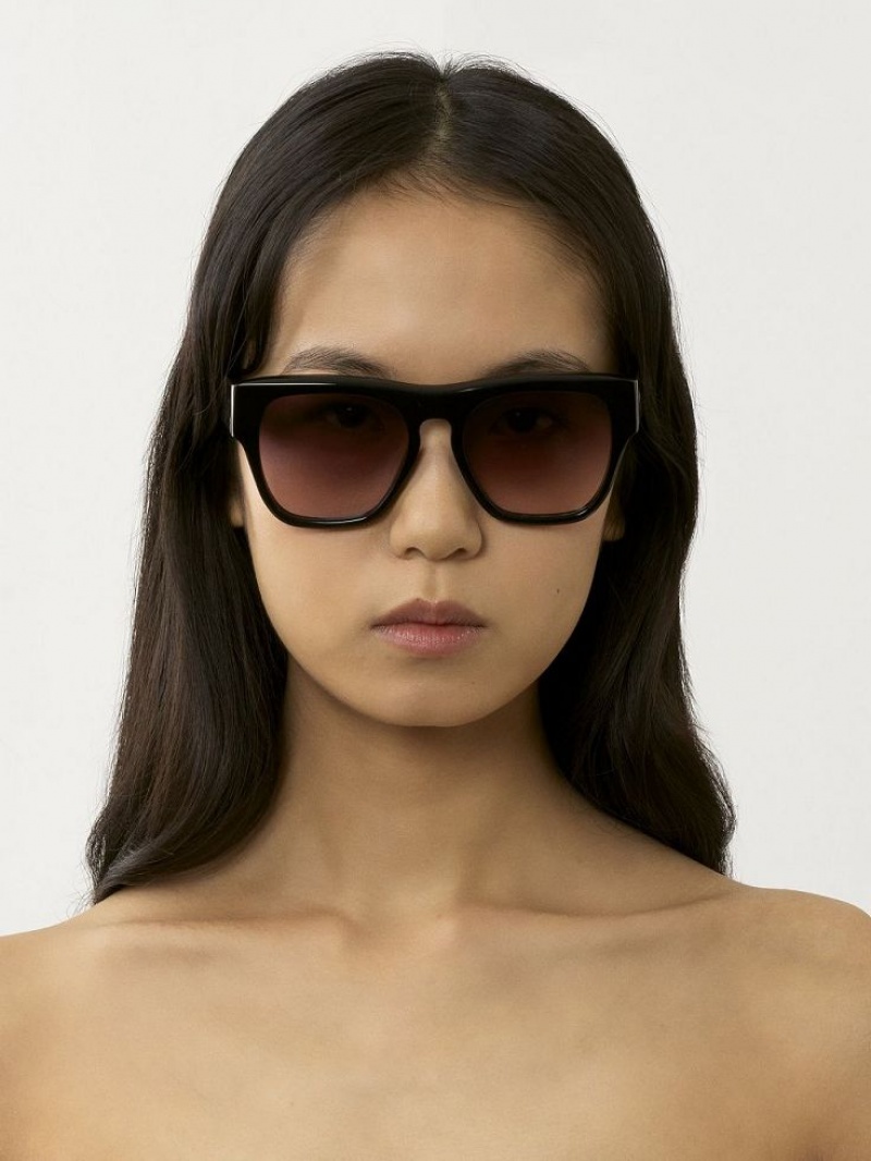 Chloe Gayia Zonnebril Zwart | CHE-SR14579