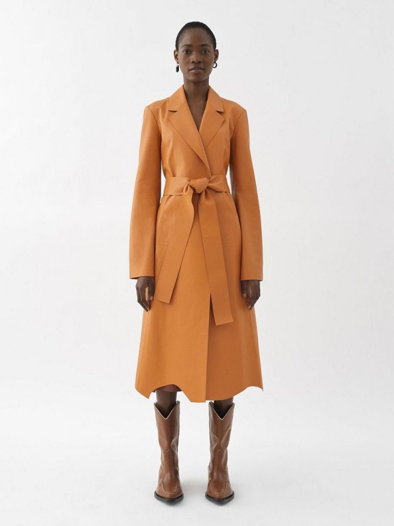 Chloe Generous Wrap Jassen Oranje | CHE-SR13785