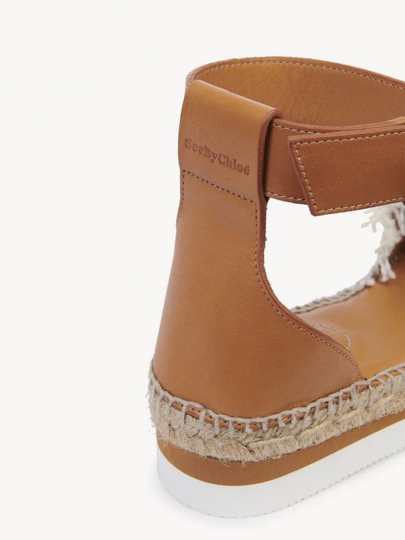 Chloe Glyn Espadrilles Sandalen Wit | CHE-SR14820