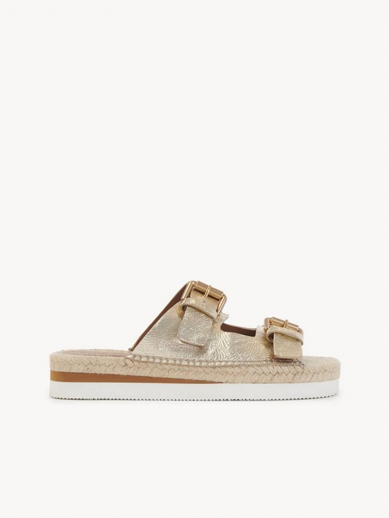 Chloe Glyn Platform Espadrilles Sandalen Scarlatto | CHE-SR14831