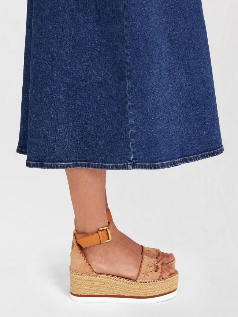 Chloe Glyn Platform Sandalen Licht | CHE-SR14815