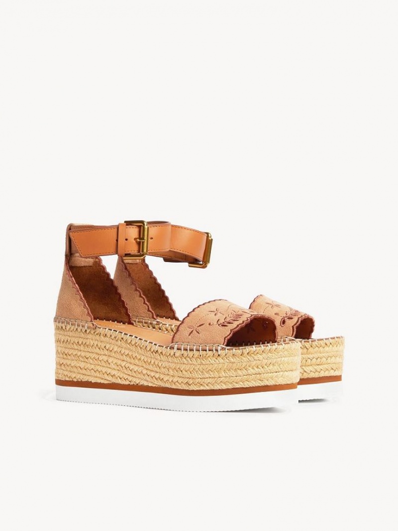 Chloe Glyn Platform Sandalen Licht | CHE-SR14815