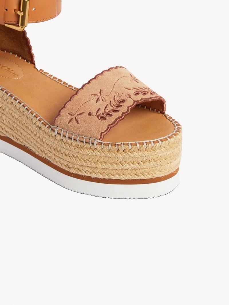 Chloe Glyn Platform Sandalen Licht | CHE-SR14815