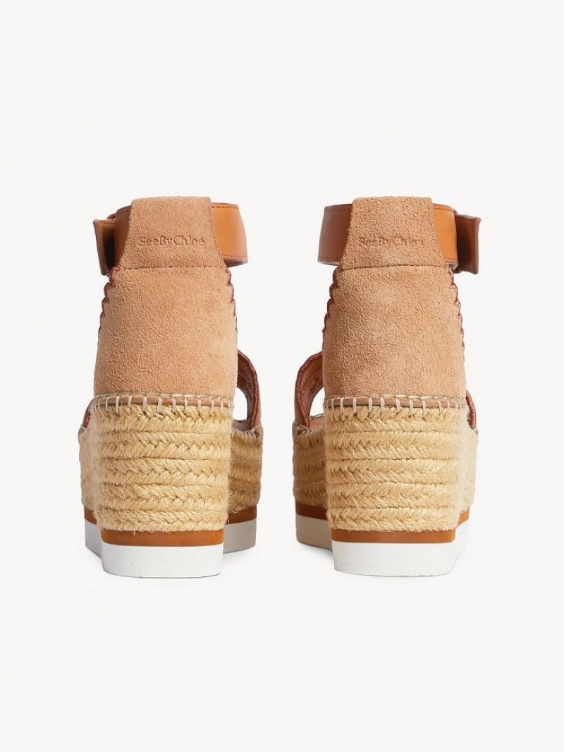 Chloe Glyn Platform Sandalen Licht | CHE-SR14815