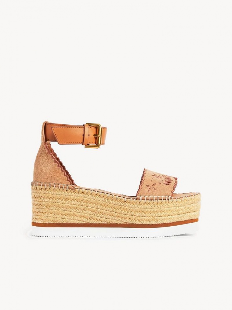 Chloe Glyn Platform Sandalen Licht | CHE-SR14815