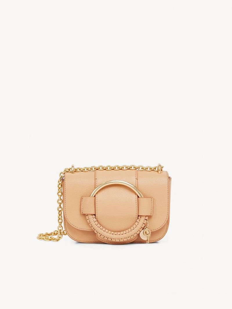 Chloe Hana Chain Schoudertassen Bruin | CHE-SR14590