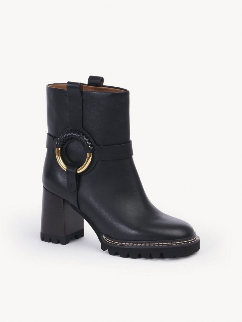 Chloe Hana Enkellaarzen Zwart | CHE-SR14891