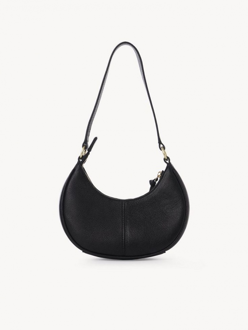 Chloe Hana Half Moon Schoudertassen Zwart | CHE-SR14623