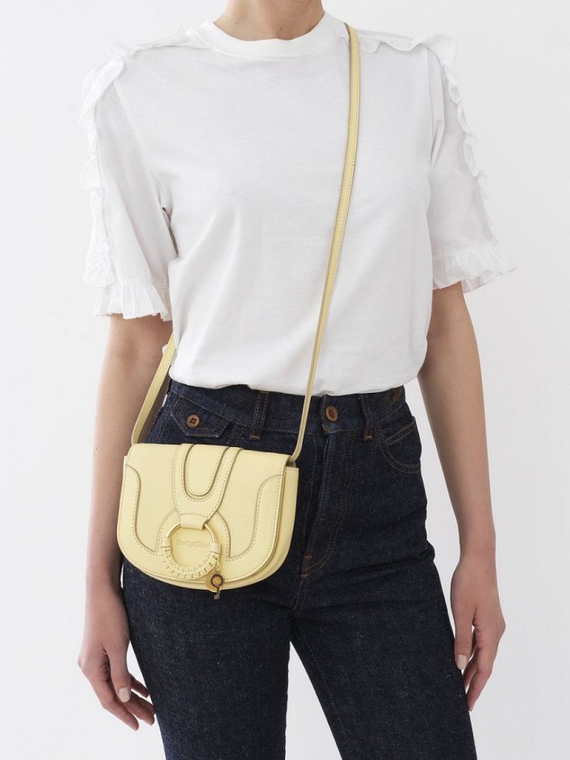 Chloe Hana Mini Schoudertassen Geel | CHE-SR14693