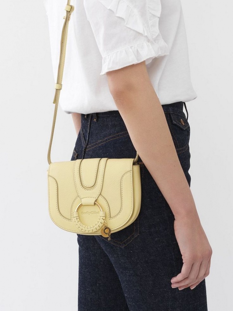 Chloe Hana Mini Schoudertassen Geel | CHE-SR14693