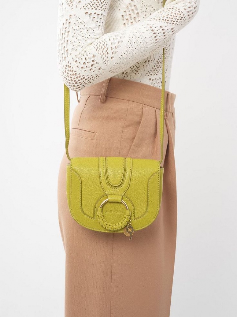 Chloe Hana Mini Schoudertassen Lichtolijfgroen | CHE-SR14616