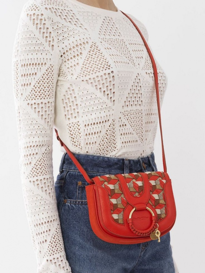 Chloe Hana Mini Schoudertassen Oranje | CHE-SR14690