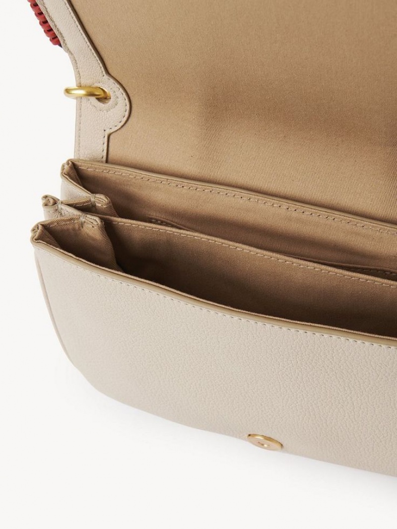 Chloe Hana Schoudertassen Beige | CHE-SR14639
