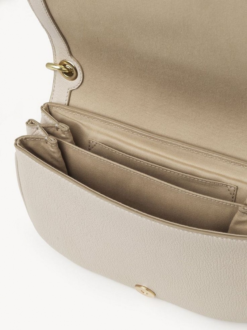 Chloe Hana Schoudertassen Beige | CHE-SR14685