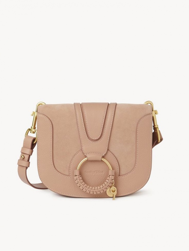 Chloe Hana Schoudertassen Koffie Roze | CHE-SR14614