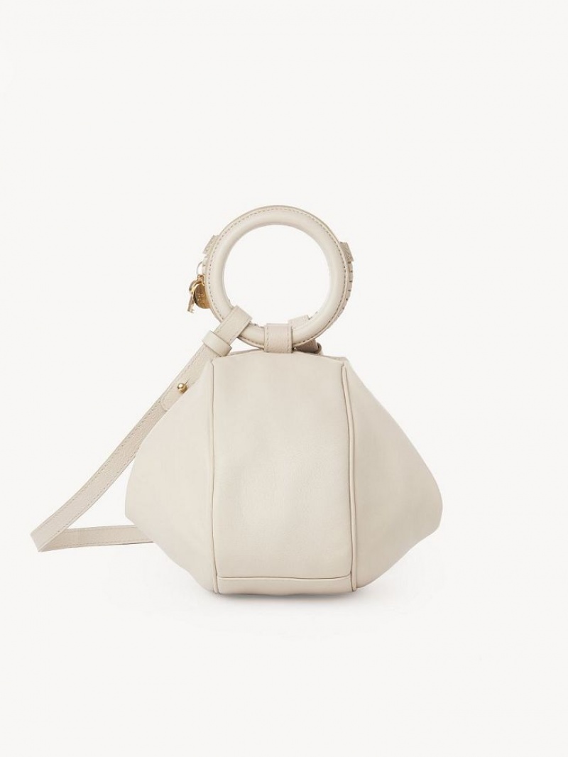 Chloe Hana Wristlet Mini Tassen Beige | CHE-SR14774