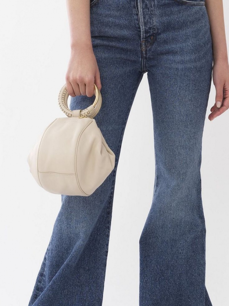Chloe Hana Wristlet Mini Tassen Beige | CHE-SR14774