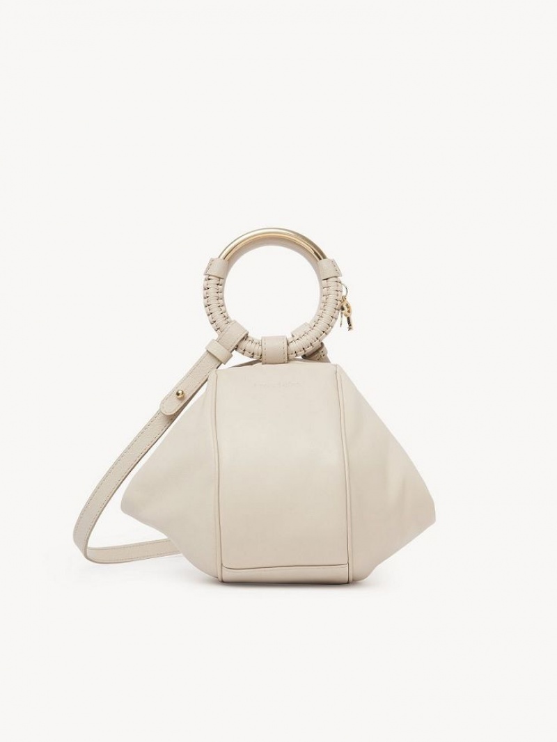 Chloe Hana Wristlet Mini Tassen Beige | CHE-SR14774