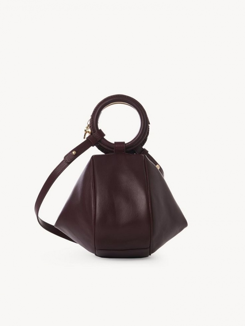 Chloe Hana Wristlet Mini Tassen Bordeaux | CHE-SR14772