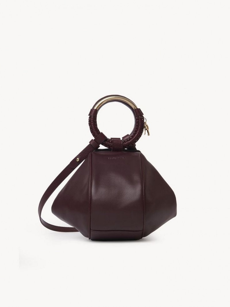 Chloe Hana Wristlet Mini Tassen Bordeaux | CHE-SR14772