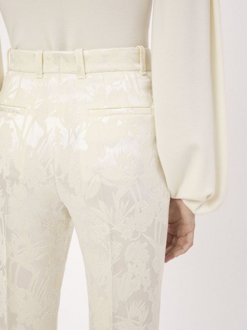Chloe High-waisted Tailored Broek Wit | CHE-SR14023