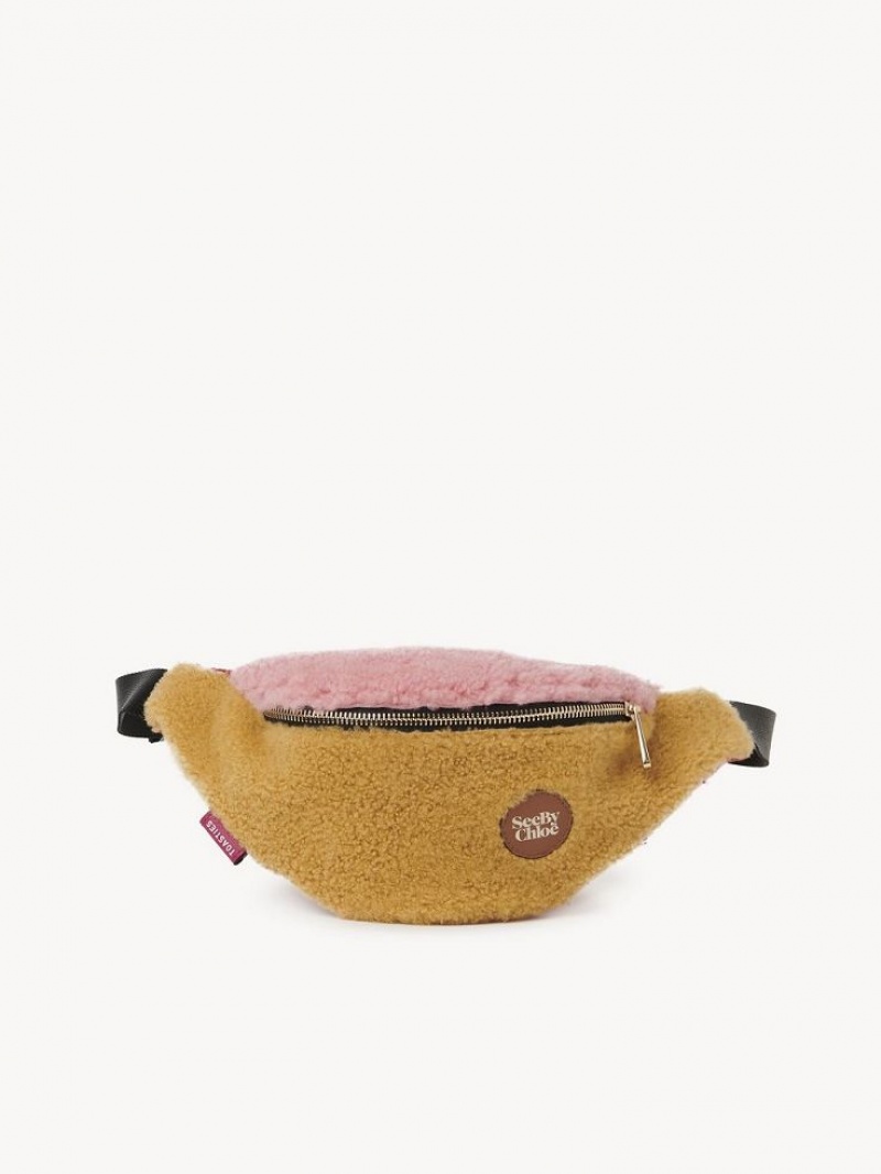 Chloe Huggy Banana Belt Mini Tassen Bruin | CHE-SR14729