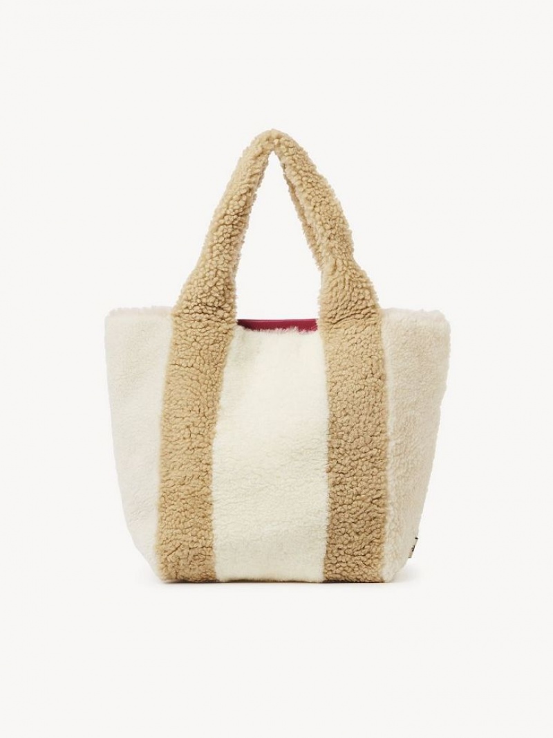 Chloe Huggy Tote Tassen Beige | CHE-SR14698