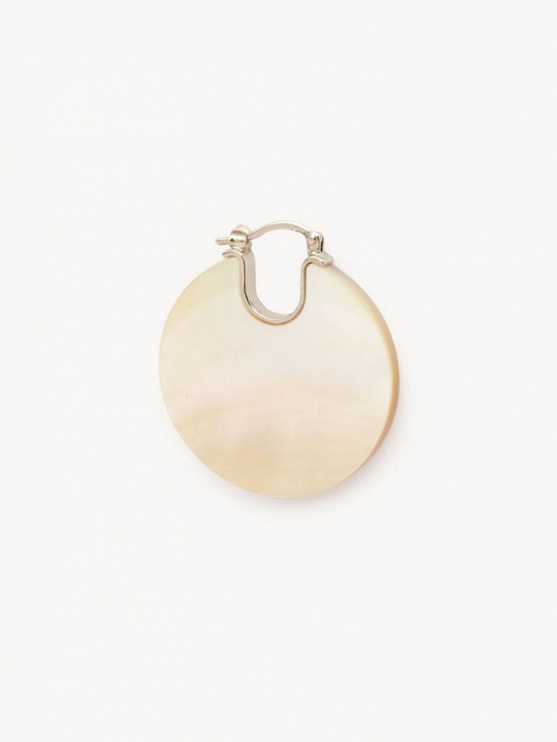 Chloe Jemma Oorbellen Goud Wit | CHE-SR14419