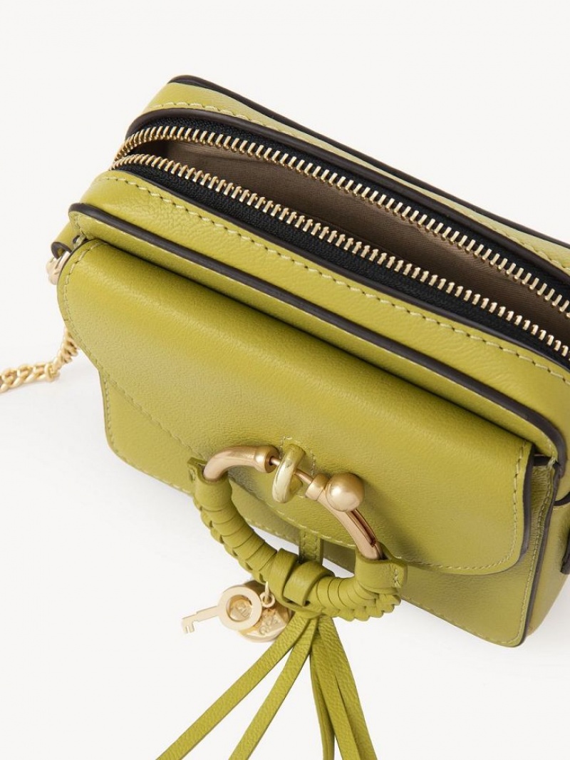 Chloe Joan Camera Mini Tassen Lichtolijfgroen | CHE-SR14757