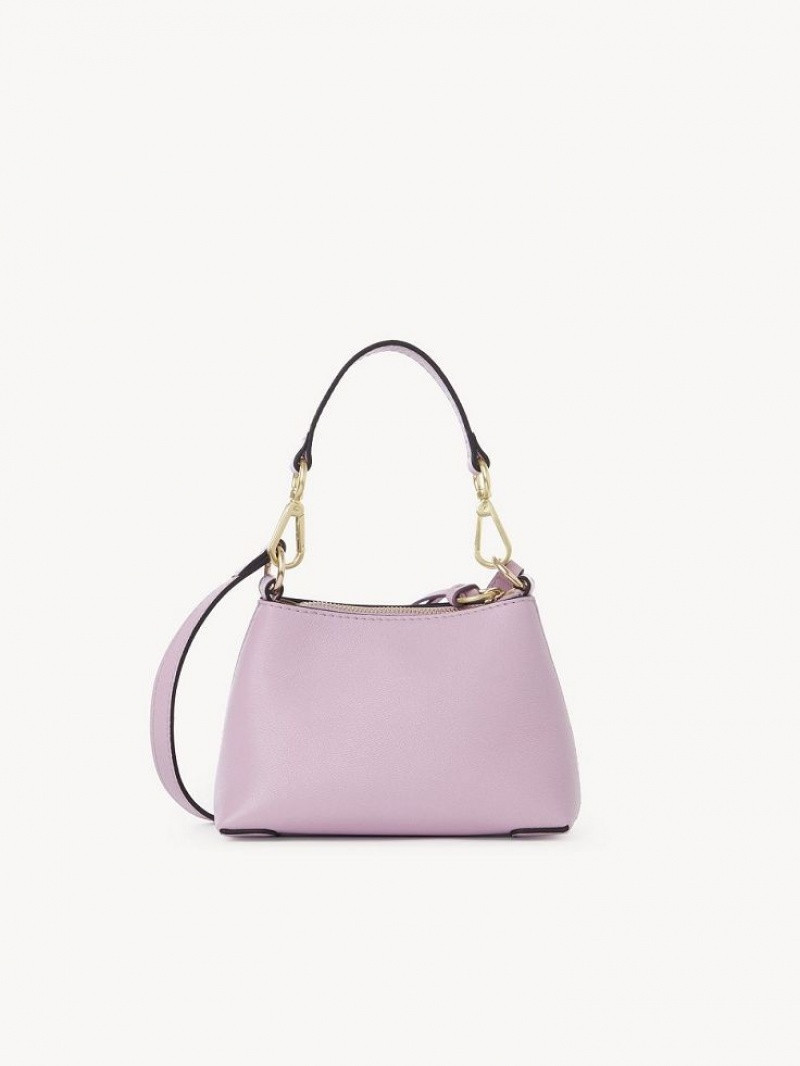 Chloe Joan Mini Schoudertassen Lavendel Wit | CHE-SR14686