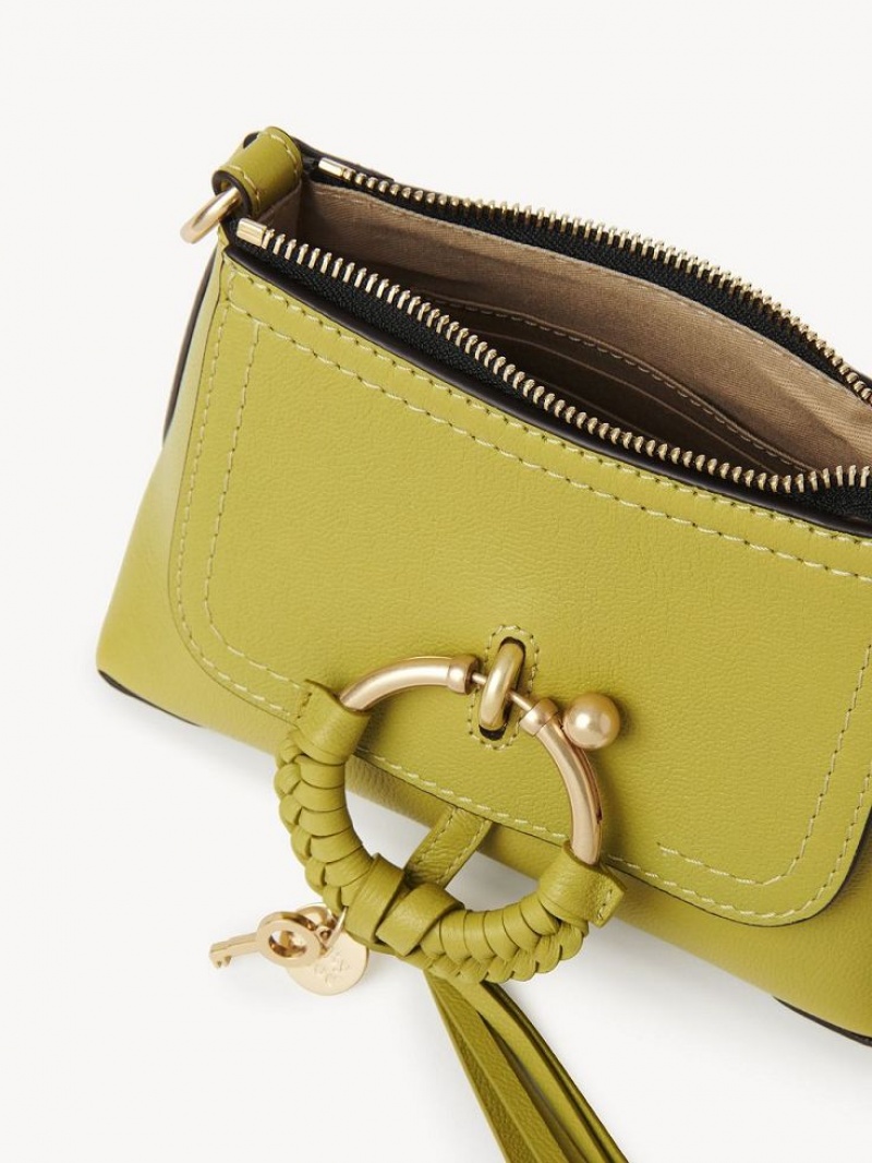 Chloe Joan Mini Schoudertassen Lichtolijfgroen | CHE-SR14695