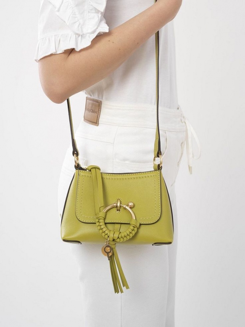 Chloe Joan Mini Schoudertassen Lichtolijfgroen | CHE-SR14695