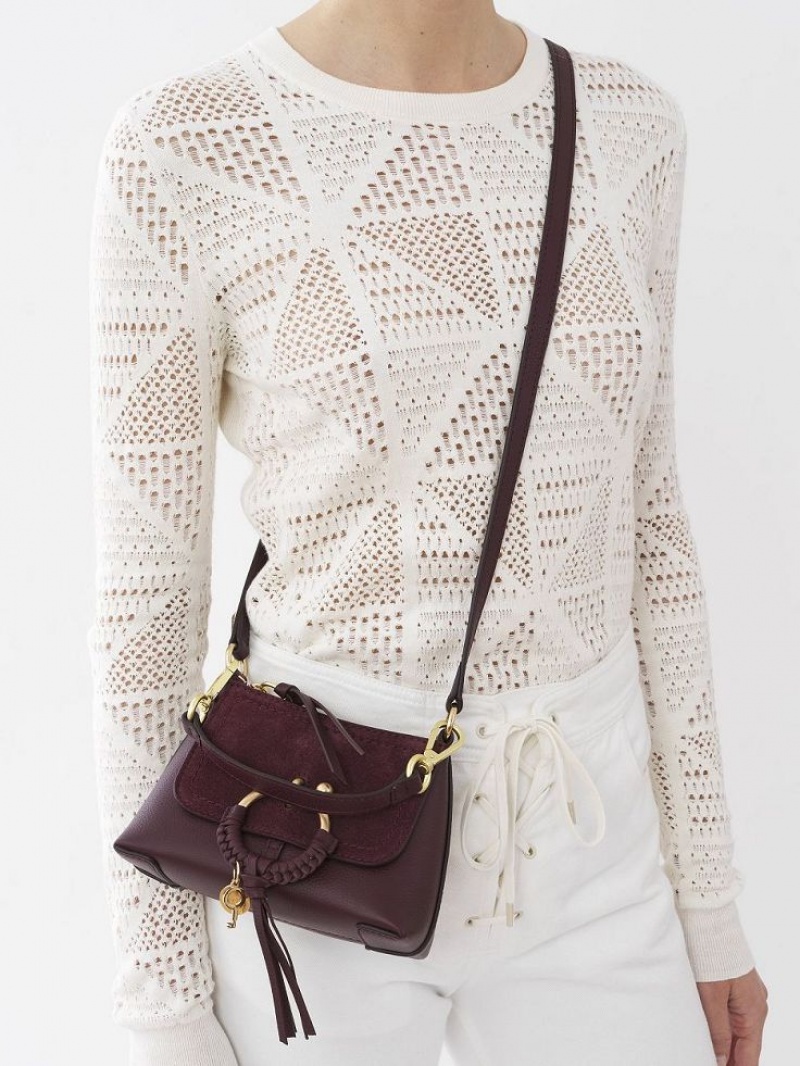 Chloe Joan Mini Tassen Bordeaux | CHE-SR14781