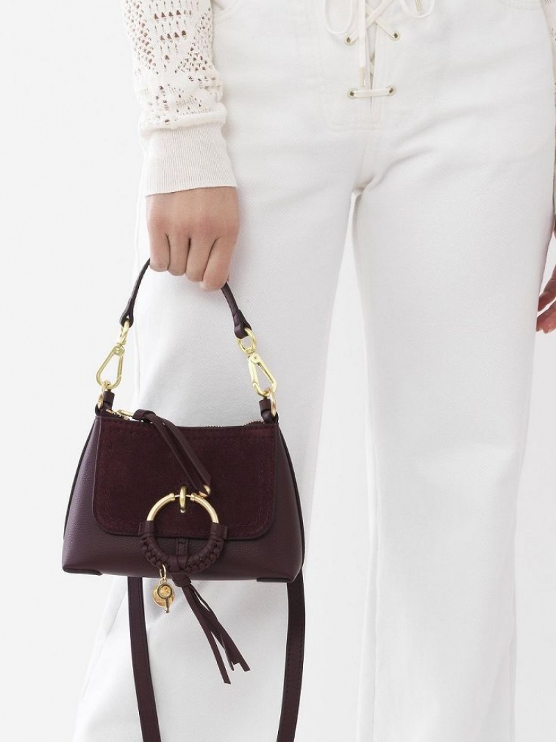 Chloe Joan Mini Tassen Bordeaux | CHE-SR14781