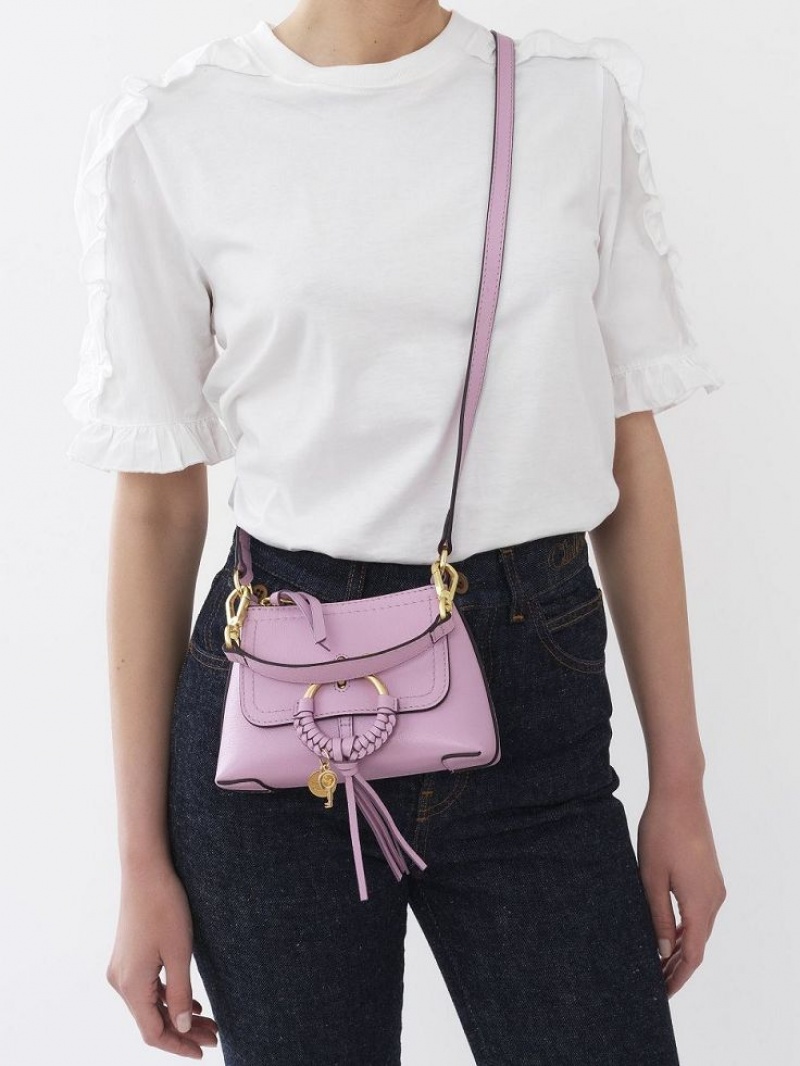Chloe Joan Mini Tassen Lavendel Wit | CHE-SR14780