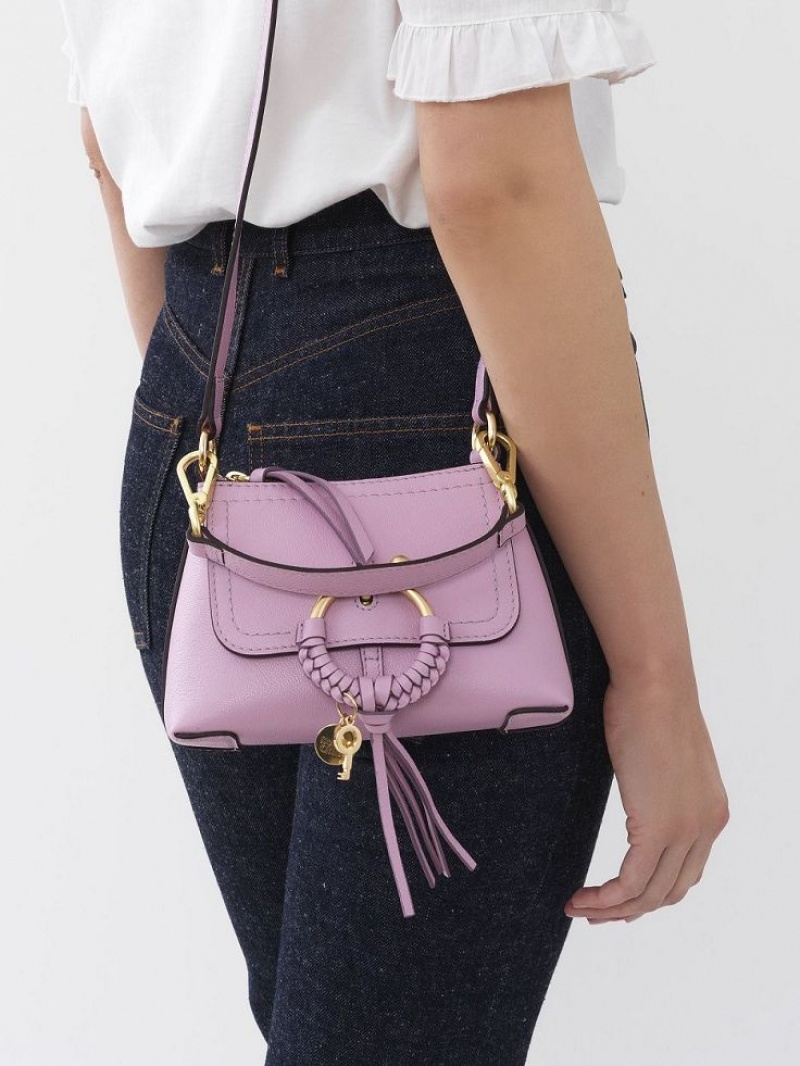 Chloe Joan Mini Tassen Lavendel Wit | CHE-SR14780