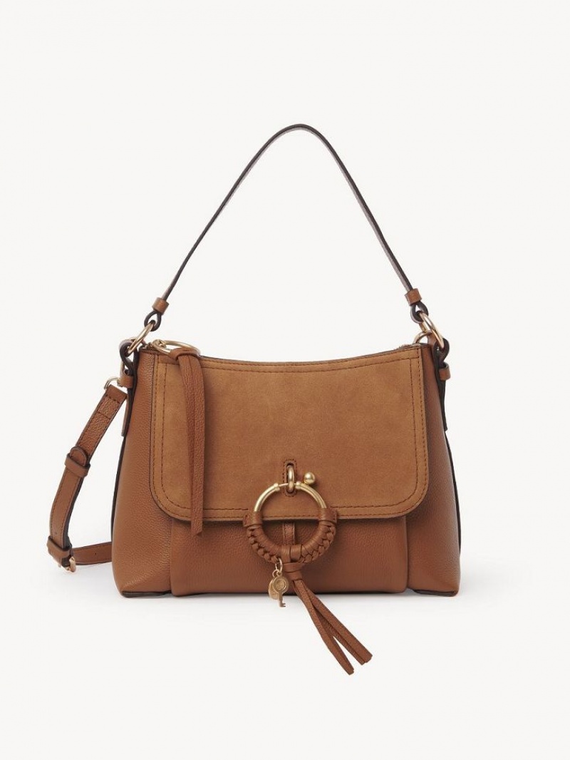 Chloe Joan Small Schoudertassen Bruin | CHE-SR14680