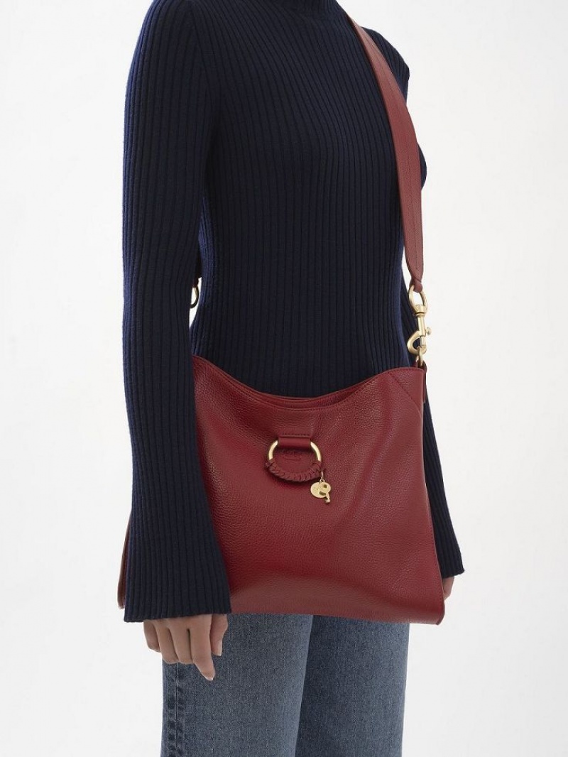 Chloe Joan Small Top Handle Schoudertassen Rood | CHE-SR14601