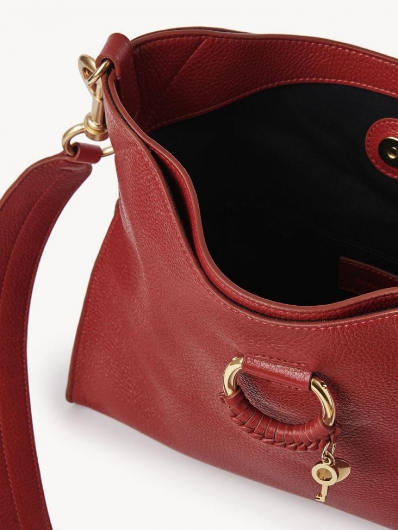 Chloe Joan Small Top Handle Schoudertassen Rood | CHE-SR14601
