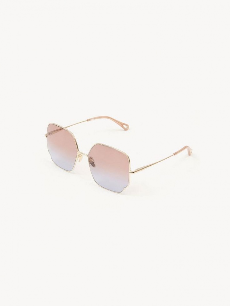 Chloe Joni Zonnebril Koraal Turquoise | CHE-SR14542
