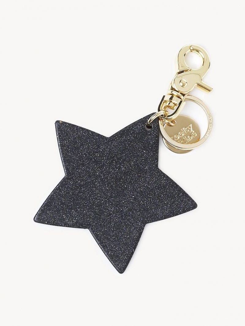 Chloe Joy Rider Star Ketting Zwart | CHE-SR14939