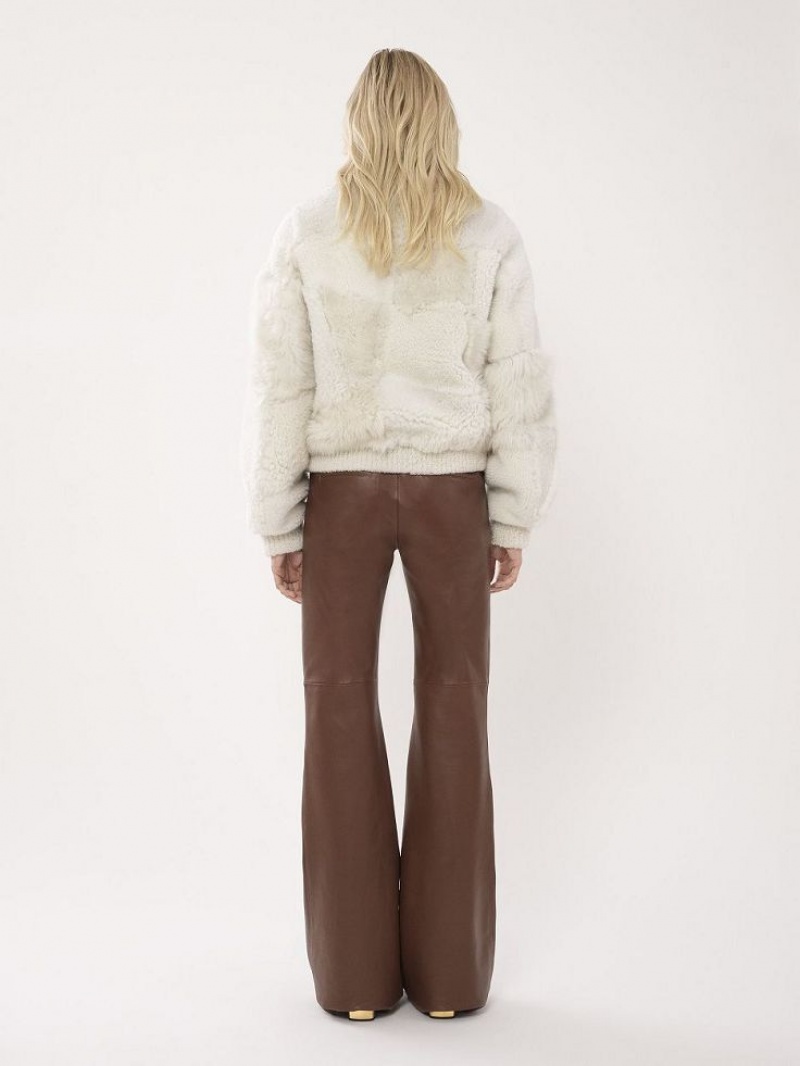 Chloe Kort Blouson Jassen Wit | CHE-SR13823