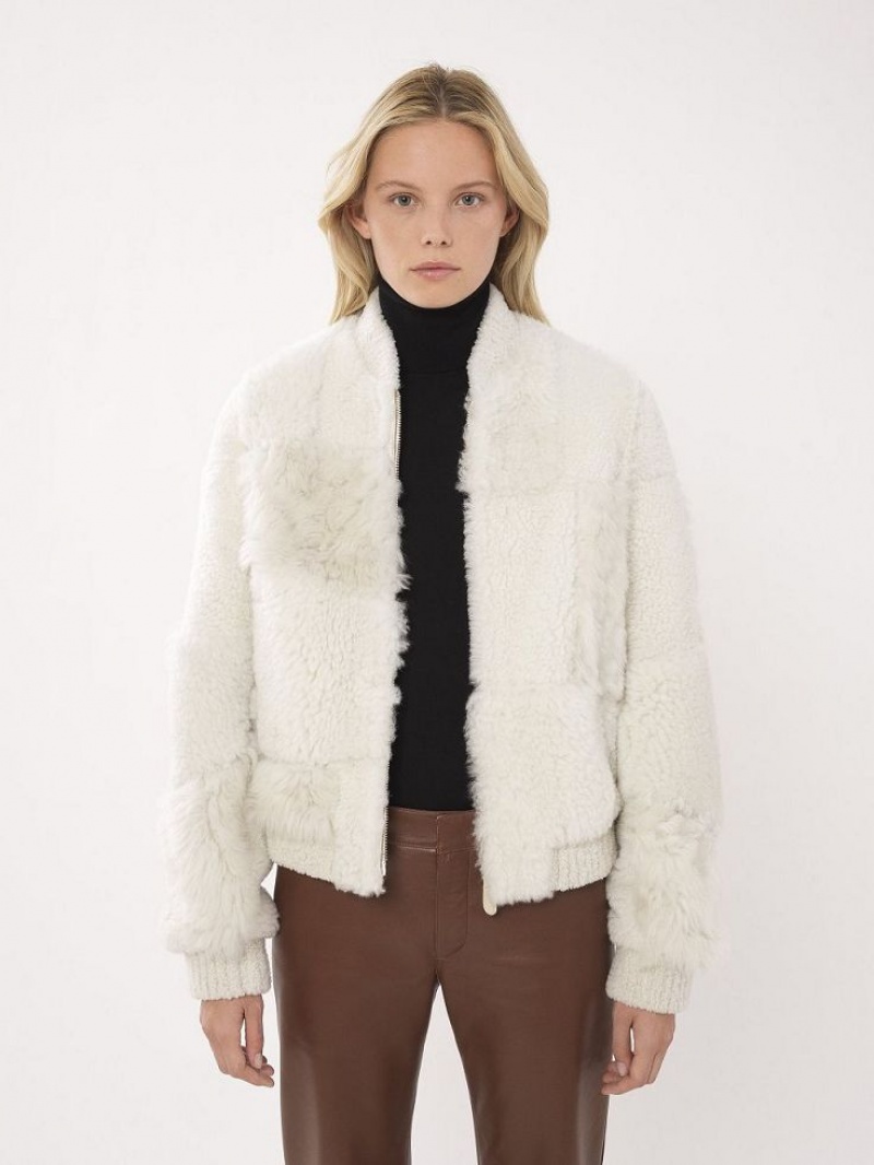 Chloe Kort Blouson Jassen Wit | CHE-SR13823