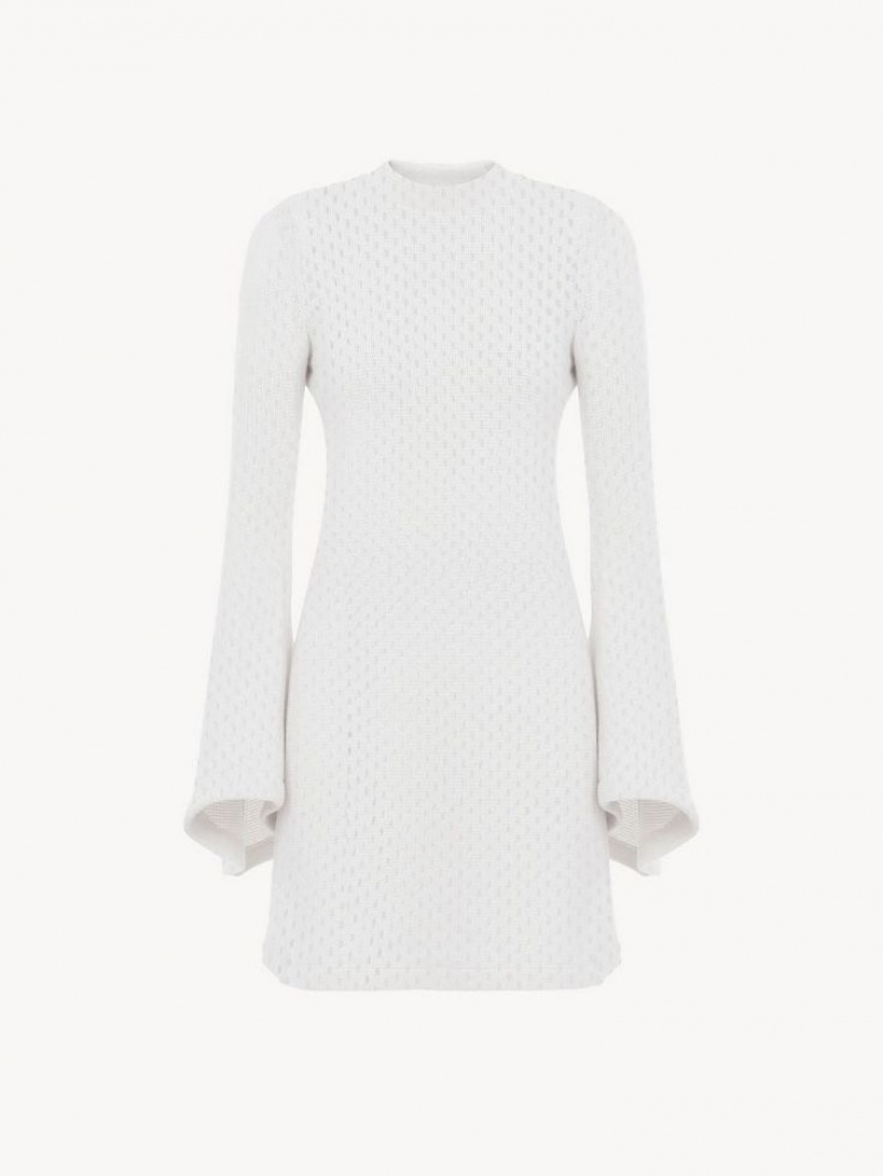 Chloe Kort Tunic Jurk Wit | CHE-SR13837