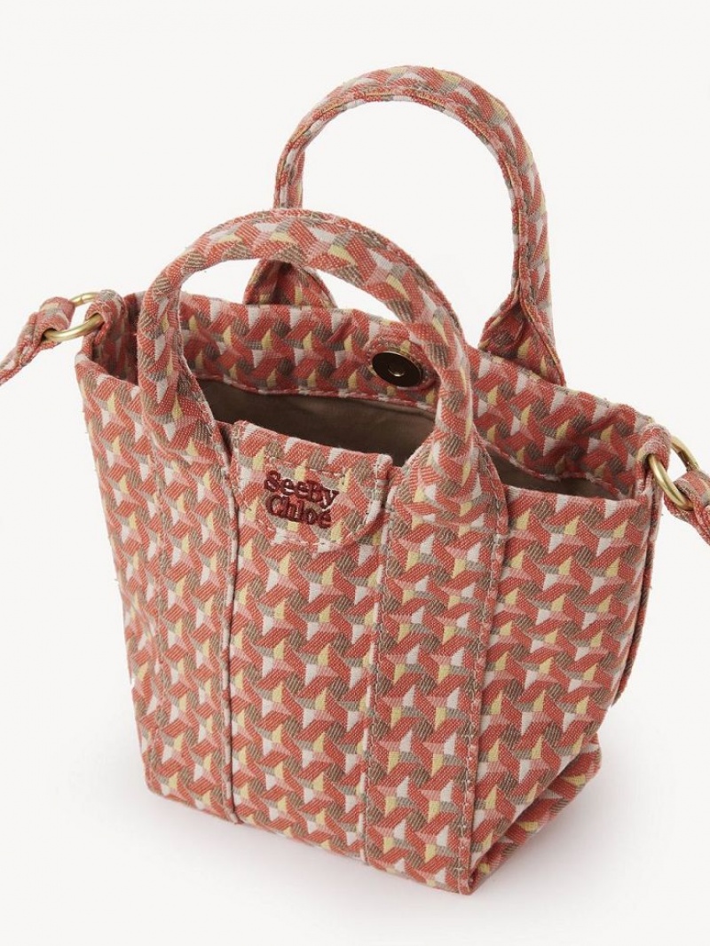 Chloe Laetizia Mini Schoudertassen Oranje | CHE-SR14626