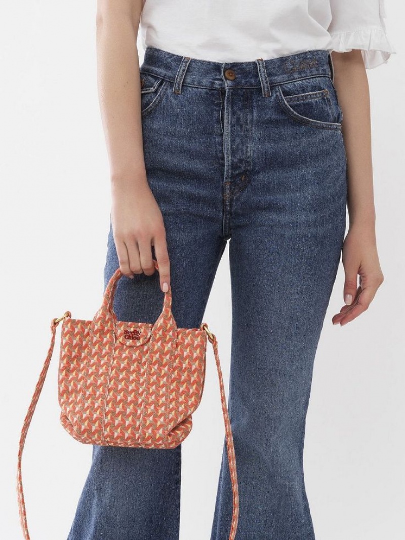 Chloe Laetizia Mini Schoudertassen Oranje | CHE-SR14626